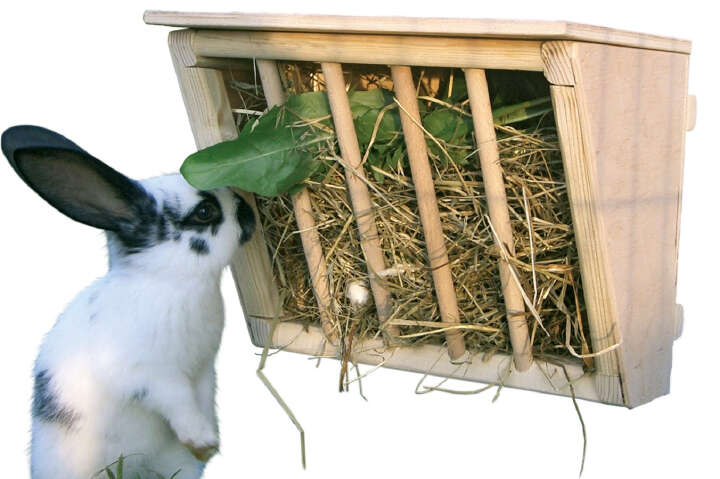 KERBL Heuraufe mit Sitzbrett